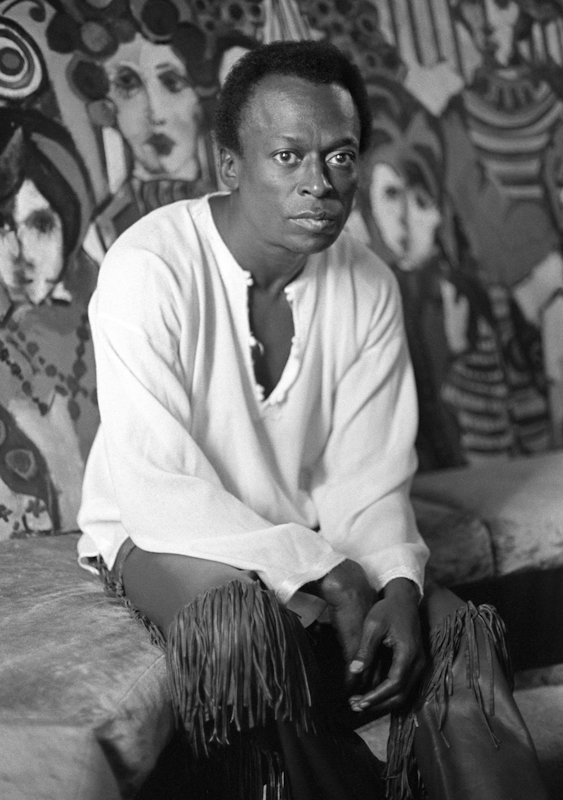 Miles Davis at home, New York 1969