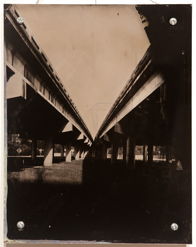 Beneath - Tintype on Aluminum Plate - $500