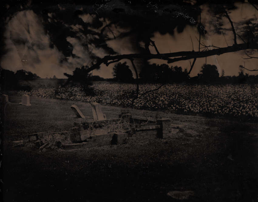 Cotton Field Cemetery - 2014 - 11x14 - $1500 Framed