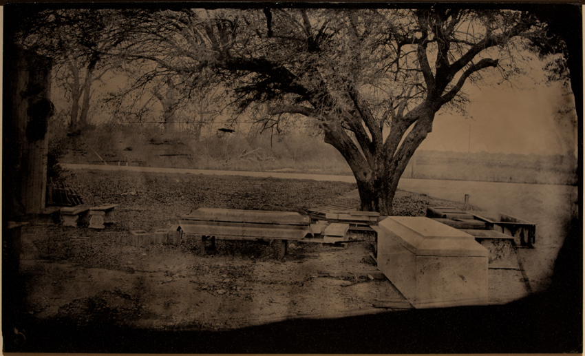 Under the Old Oak Tree - 2014 - 12x20 - $2000 Framed