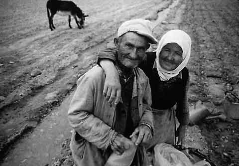 Woman and Man with Donkey - 1987 - $2600