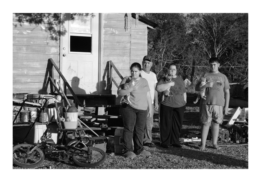 Chaisson Family, Waiting for FEMA - 12x18 - $850-$1000