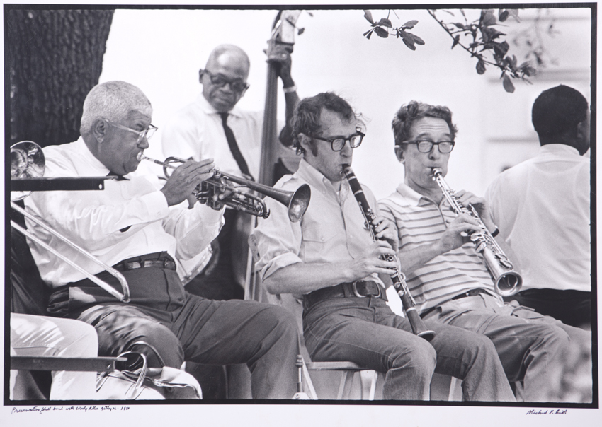 Woody Allen performs with Preservation Hall 1970