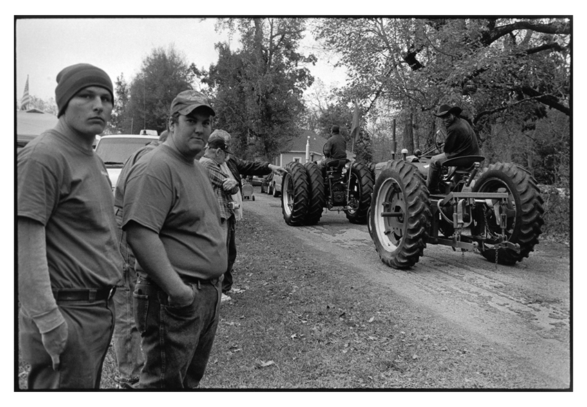 Tractor Parade - 12x18 on 16x20 - $1000